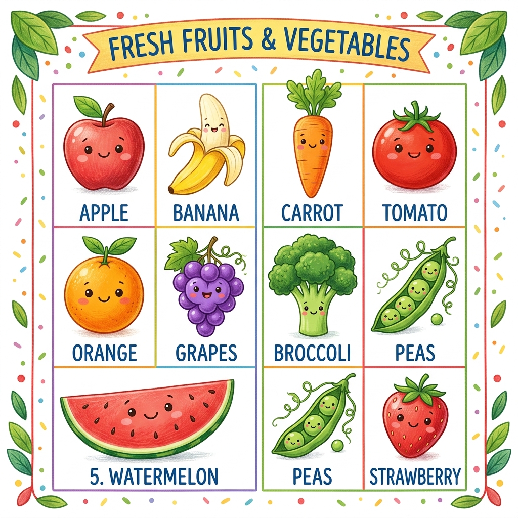 Fruits and Vegetables